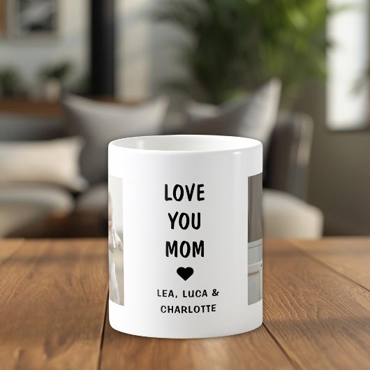 Moderne Moederdag Fotocadeau voor Moeder Koffiemok