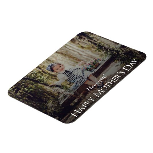 Moderne Moederdag-fotomagneet Magneet (Linkerzijde)
