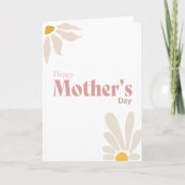 Moderne Moederdag kaart (Voorkant)