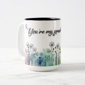 Moderne Moederdag Mok voor mama (Voorkant links)