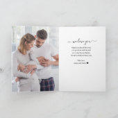 Moderne Moederdag Multi Foto's Vouwkaart Kaart (Binnen)