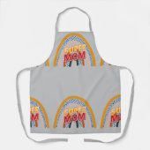 Moderne Moederdag Super Moeder  Schort (Voorkant)