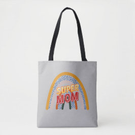 Moderne Moederdag Super Mom Tote Bag
