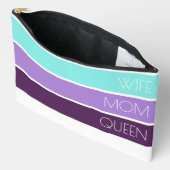 Moderne Moederdag Typografie Print Cut Sew Bag Etui (Open)