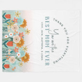 Moderne Moederdag voor beste moeder ooit Fleece Deken (Voorkant (Horizontaal))