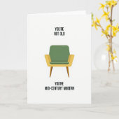 Moderne Moeders Midcentury Kaart (Gele Bloem)