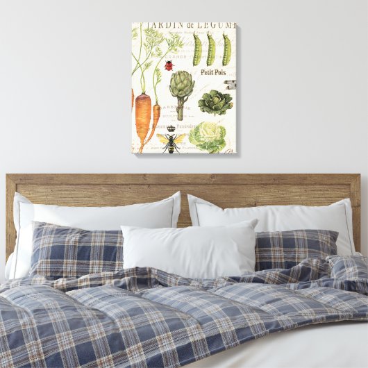 moderne moestuin canvas afdruk (Insitu (Slaapkamer))