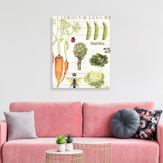 moderne moestuin canvas afdruk (Insitu (Woonkamer))
