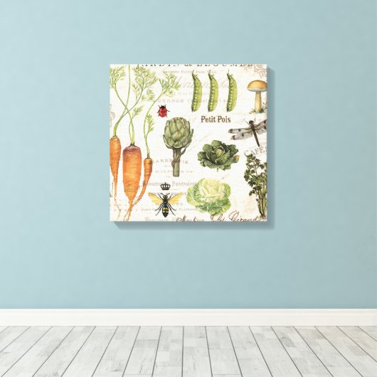 moderne moestuin canvas afdruk (Insitu (Houten vloer))