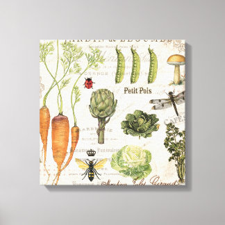 moderne  moestuin canvas afdruk