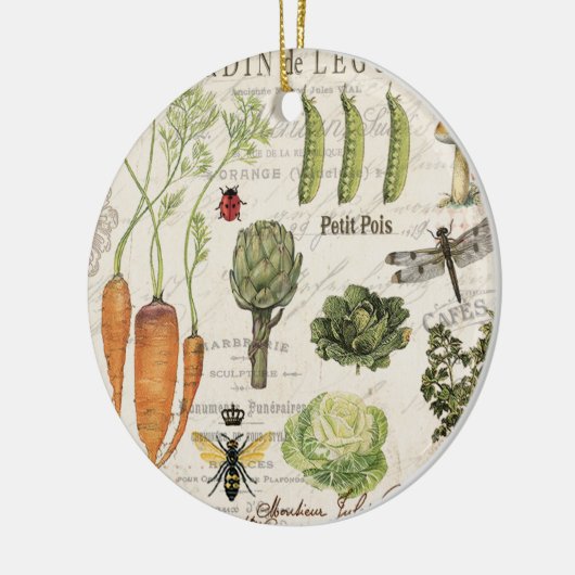 moderne  moestuin keramisch ornament (Links)