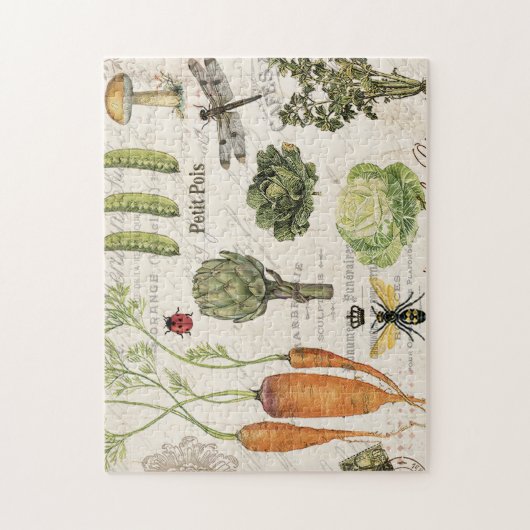 moderne  moestuin legpuzzel (Verticaal)