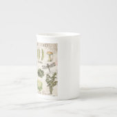 moderne moestuin porselein kop (Voorkant)