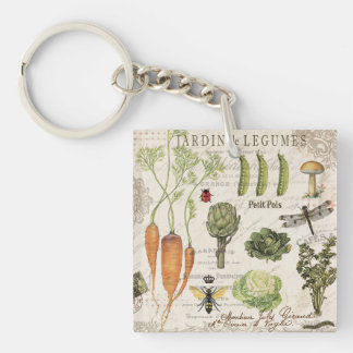 moderne  moestuin sleutelhanger