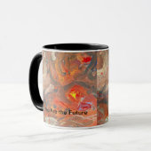 Moderne mok ,blk. interieur met kleurrijke abstrac (Voorkant links)