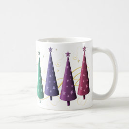 Moderne mok kerstbomen