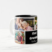 Moderne mok met 4 foto's collage eerste opa (Voorkant links)