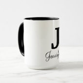 Moderne Mok monogram (Voorkant links)