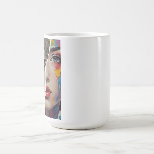 Moderne Mok ontwerp | Twee gezicht schaduw ontwerp (Center)