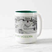 Moderne Mok van de architectuur van de Middeleeuwe (Voorkant rechts)