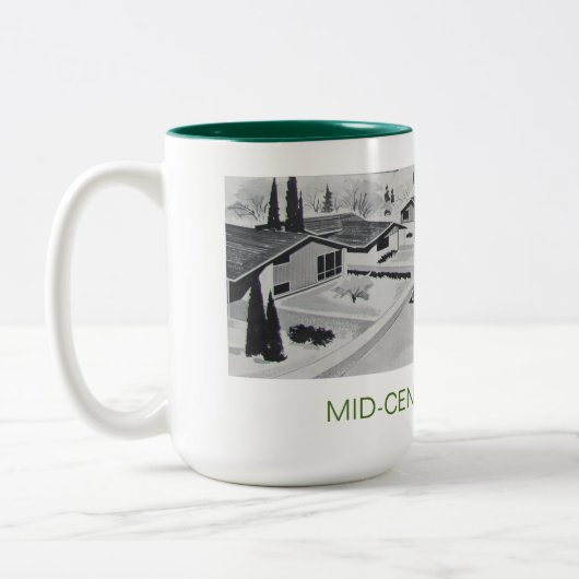 Moderne Mok van de architectuur van de Middeleeuwe (Links)