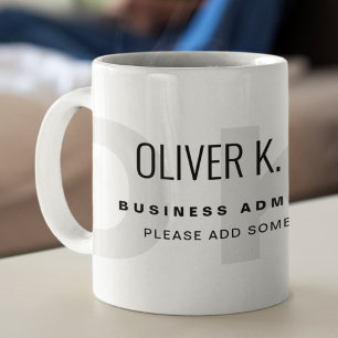 Moderne Mok van de Koffie voor het beroep met Mono