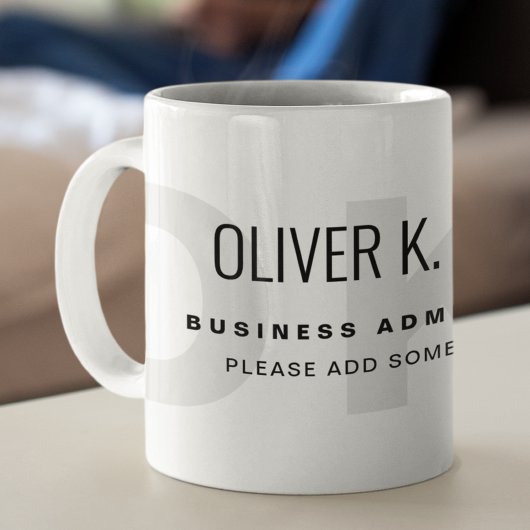 Moderne Mok van de Koffie voor het beroep met Mono