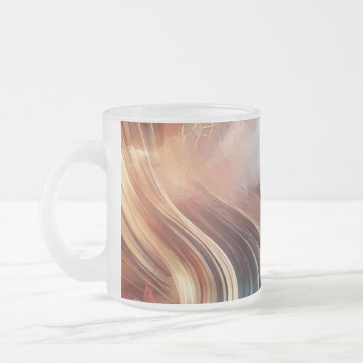Moderne Mok van Frosted Glass (Links)