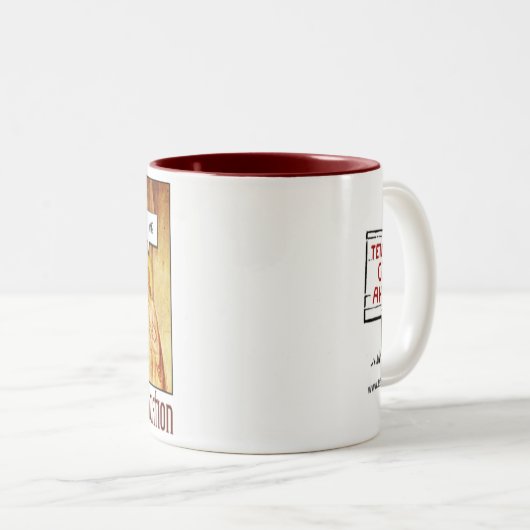 Moderne Mok van koffie (Voorkant rechts)