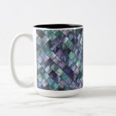 Moderne Mok van Mosaic Tiles Pattern Coffee (Links)