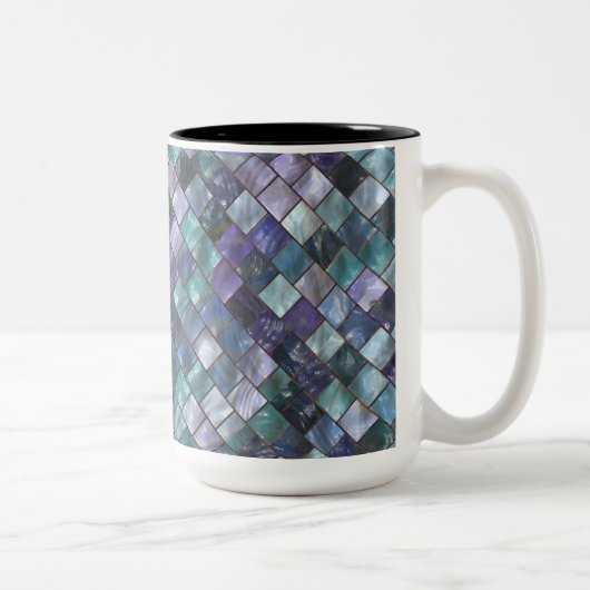 Moderne Mok van Mosaic Tiles Pattern Coffee (Rechts)