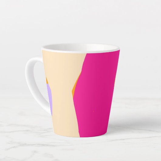 Moderne moka Latte Mok (Linkerhoek)