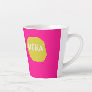 Moderne moka Latte Mok