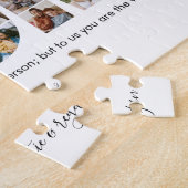 Moderne MOM-foto's met Typografie Collage Gift voo Legpuzzel (Zijkant)