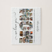 Moderne MOM-foto's met Typografie Collage Gift voo Legpuzzel (Verticaal)
