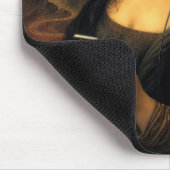 Moderne Mona Lisa met Smartphone Muismat (Hoek)