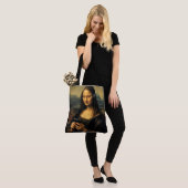 Moderne Mona Lisa met Smartphone Tote Bag (Op model)
