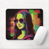 Moderne Mona Lisa Muismat (Met muis)