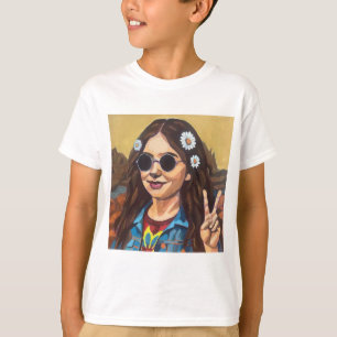 Moderne Mona Lisa-schilderij - geïnspireerd door d T-shirt