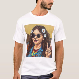 Moderne Mona Lisa-schilderij - Geïnspireerd door d T-shirt