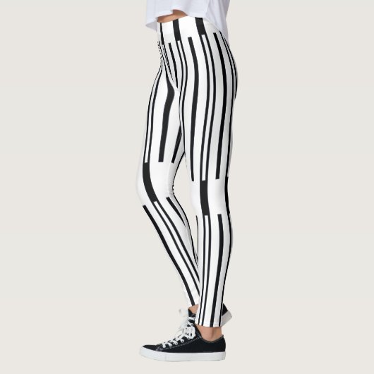 Moderne Mono Stripes-Leggings Leggings (Links)