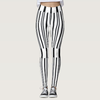 Moderne Mono Stripes-Leggings Leggings