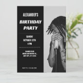 Moderne monochrome foto kaart (Staand voorkant)