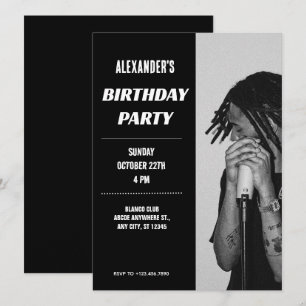 Moderne monochrome foto kaart