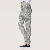 Moderne monochrome paardenbloem leggings (Links)