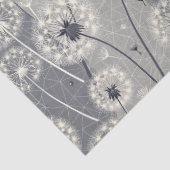 Moderne monochrome paardenbloem tissuepapier (Detail)