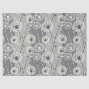 Moderne monochrome paardenbloem tissuepapier