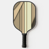 Moderne monochrome tan pickleball paddle (Achterkant)