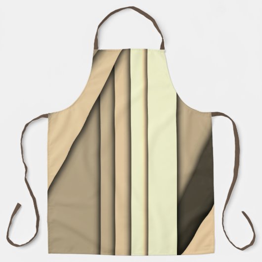 Moderne monochrome tan schort (Voorkant)