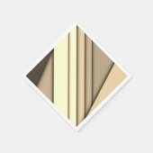 Moderne monochrome tan servet (Hoek)